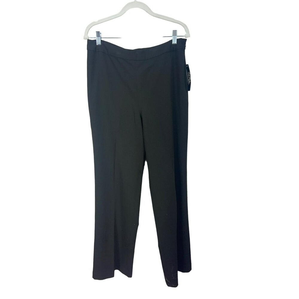 Bob Mackie Black Womens Size 12 Dress Business Trouser Pants Banana Split SM1044